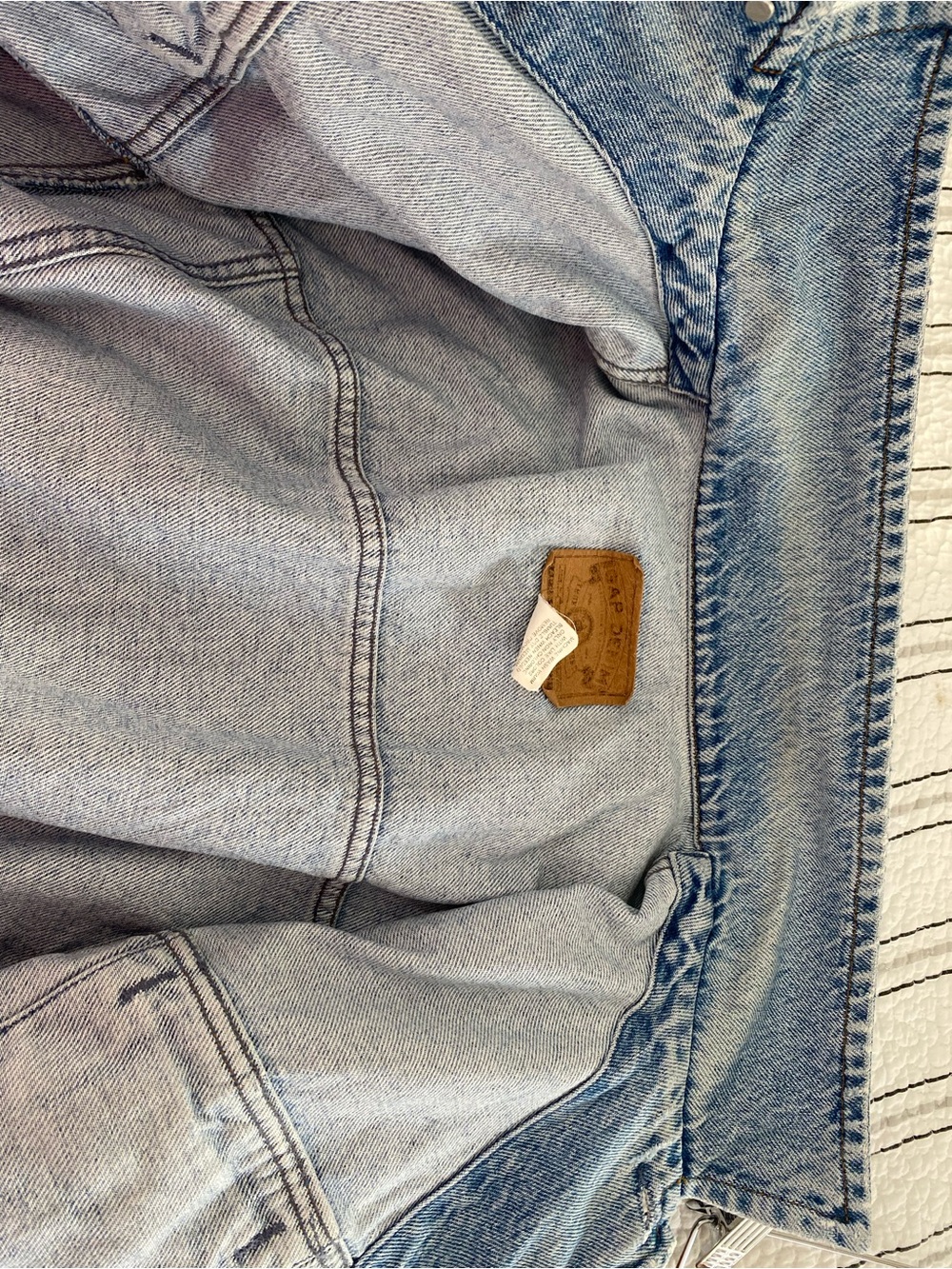 GAP Vintage Denim Jacket Large - Picture 6 of 15